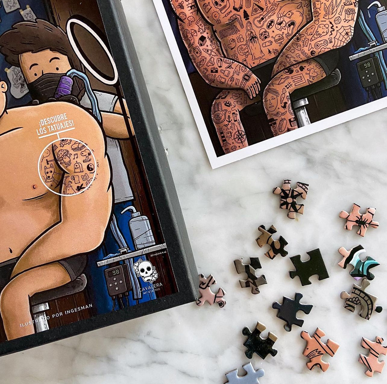 Puzzle tatuajes 1000 piezas