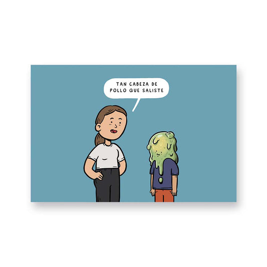 Postal Cabeza De Pollo Ingesman