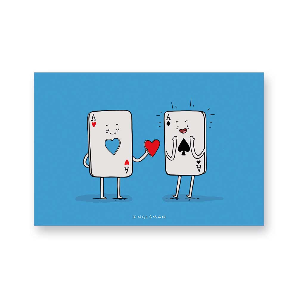 Postal Cartas Enamoradas Ingesman