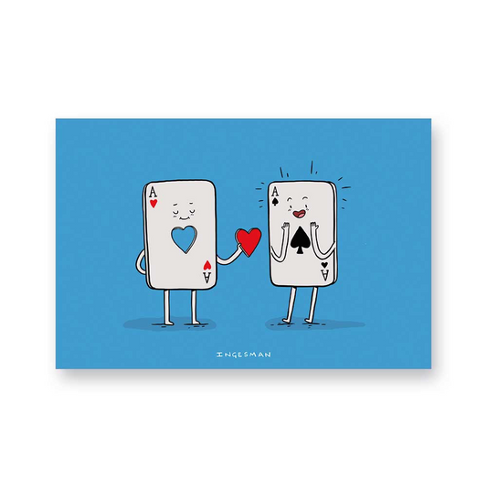 Postal Cartas Enamoradas Ingesman