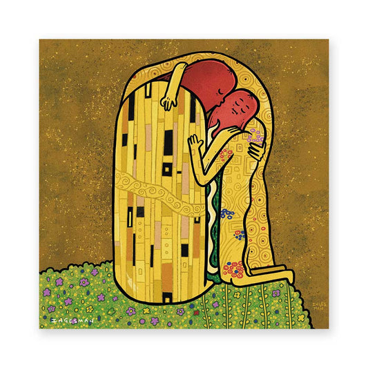 Lámina El Beso Arte Más Completo 20x20