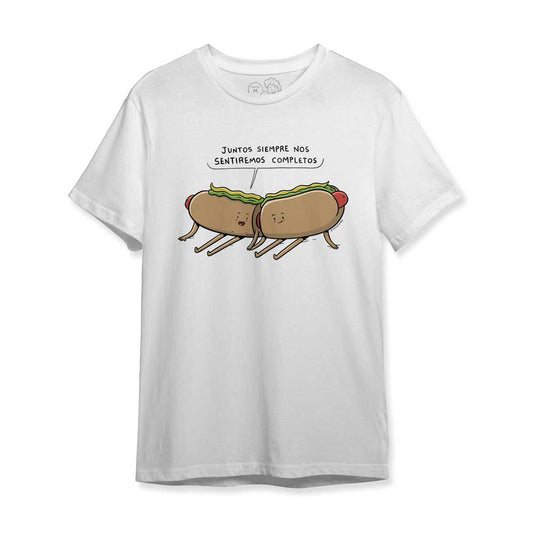 Polera Juntos Siempre Nos Sentiremos Completos