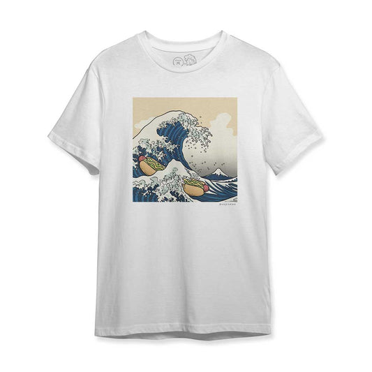 Polera La Gran Ola de Kanagawa