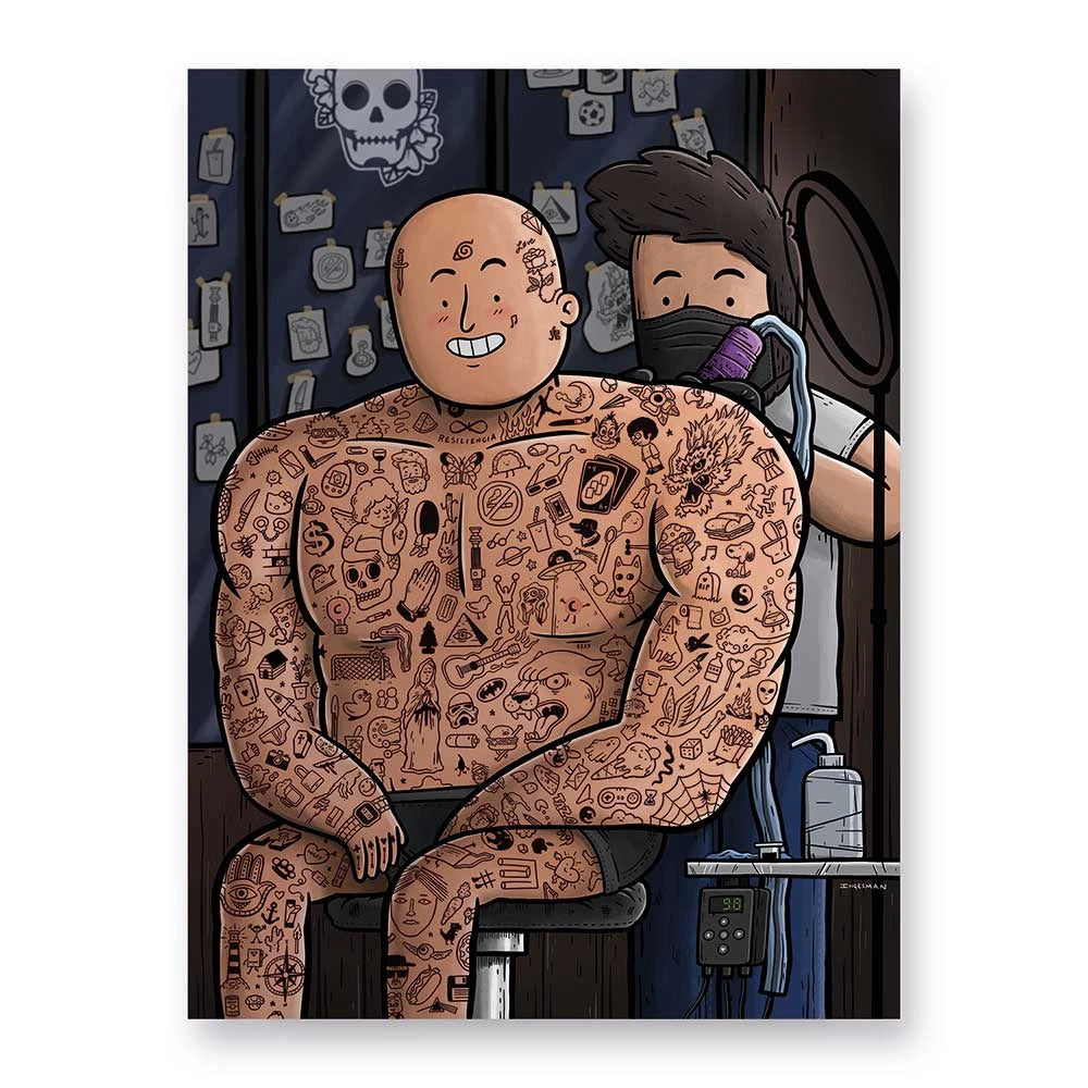 Puzzle tatuajes 1000 piezas Caja Brillante