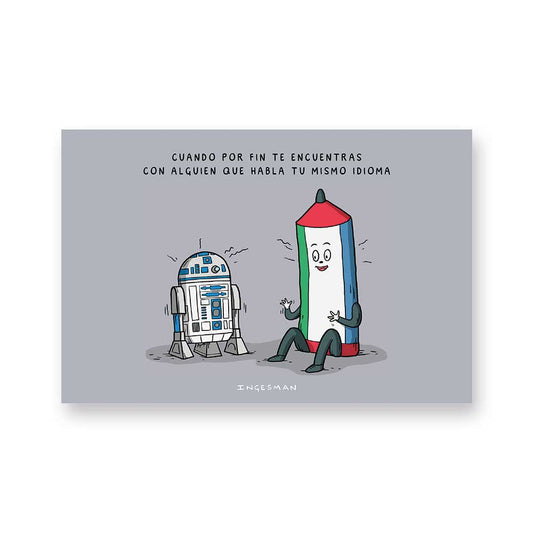 Postal Hablamos El Mismo Idioma