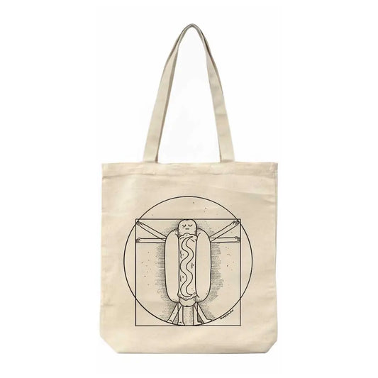 Totebag El Hombre de Vitruvio