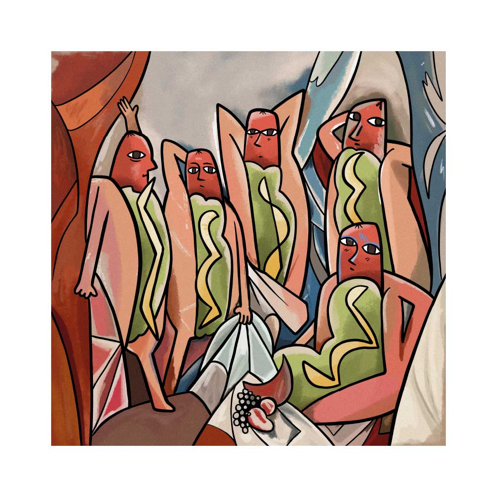 Polera Las Señoritas de Avignon