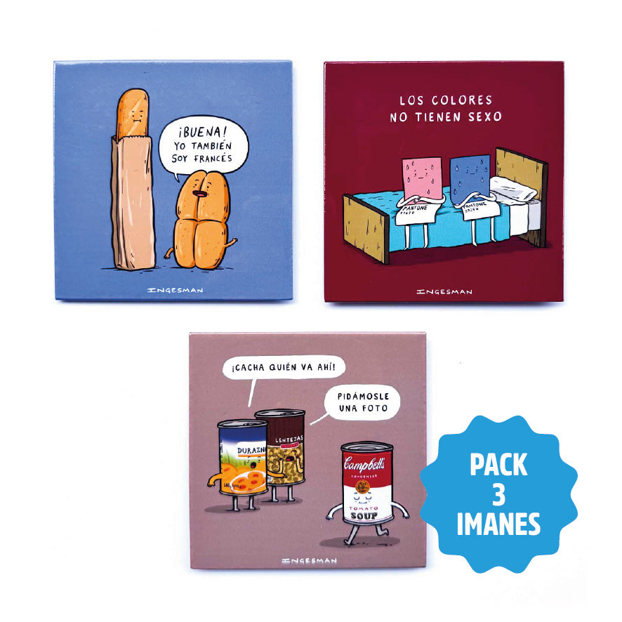 Pack Chistes 3 Imanes