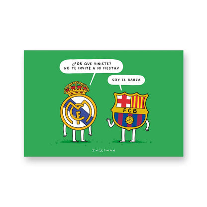 Postal Soy el barza Ingesman