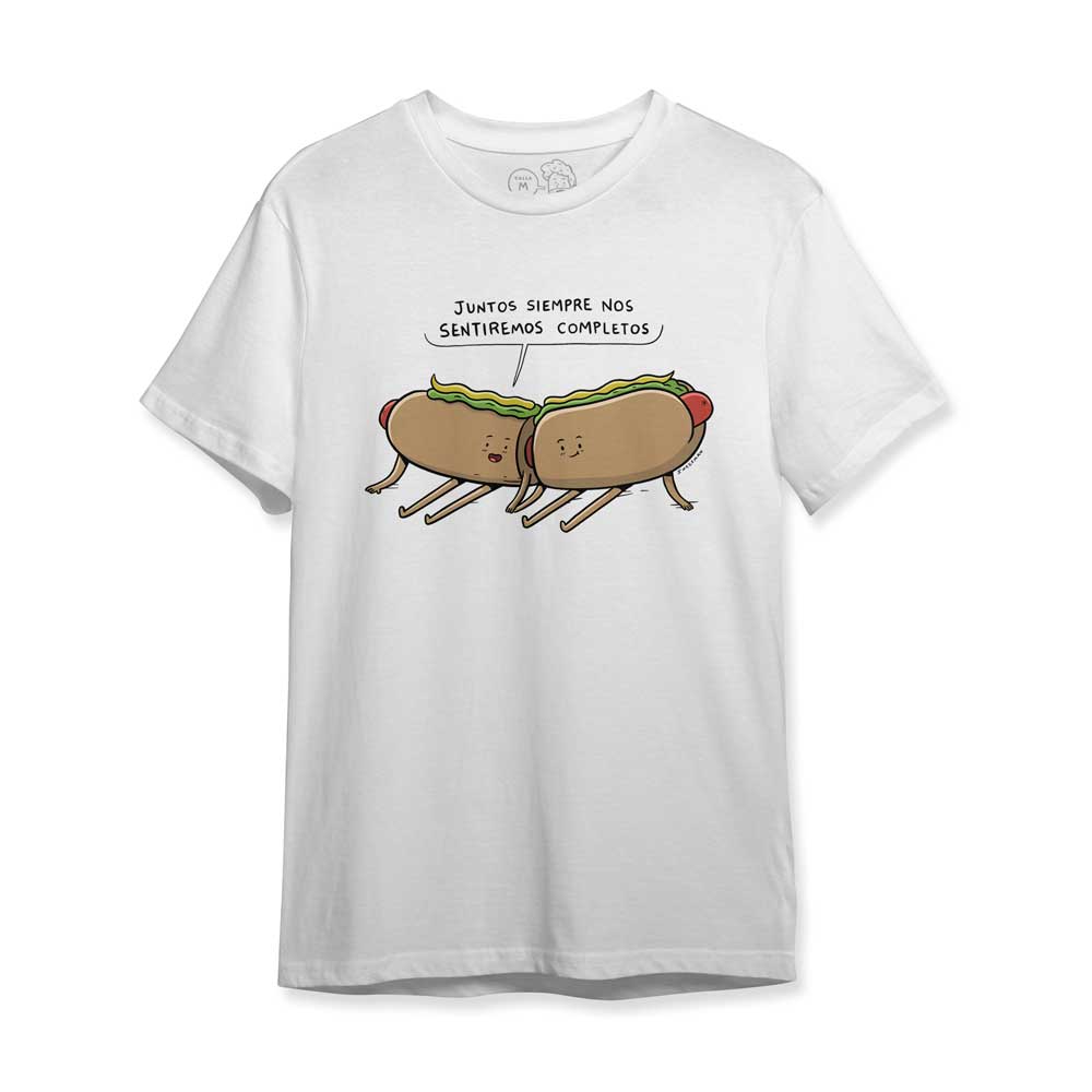Polera Juntos Siempre Nos Sentiremos Completos