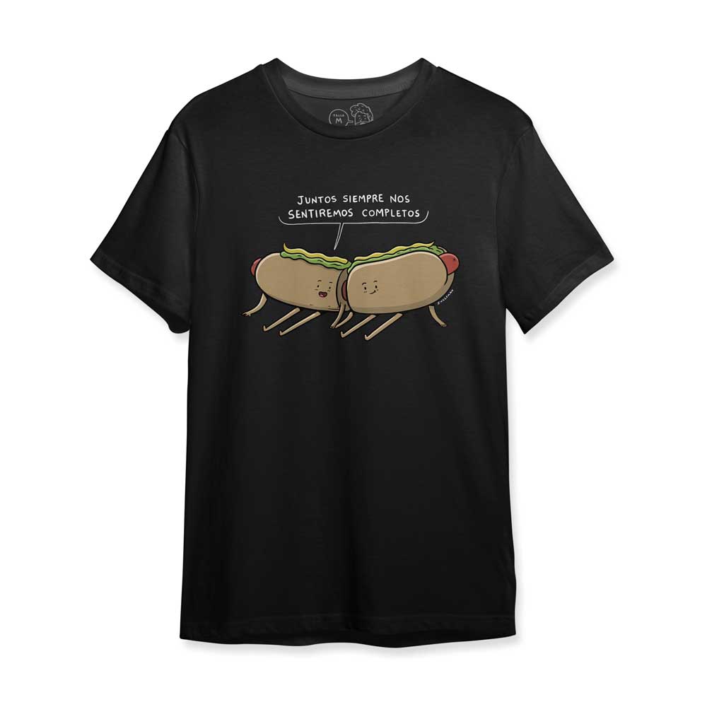 Polera Juntos Siempre Nos Sentiremos Completos