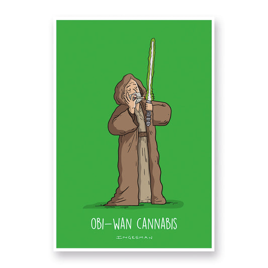 Lámina obi wan canabbis