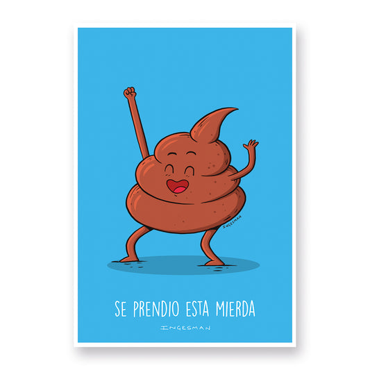 Lámina se prendio esta mierda