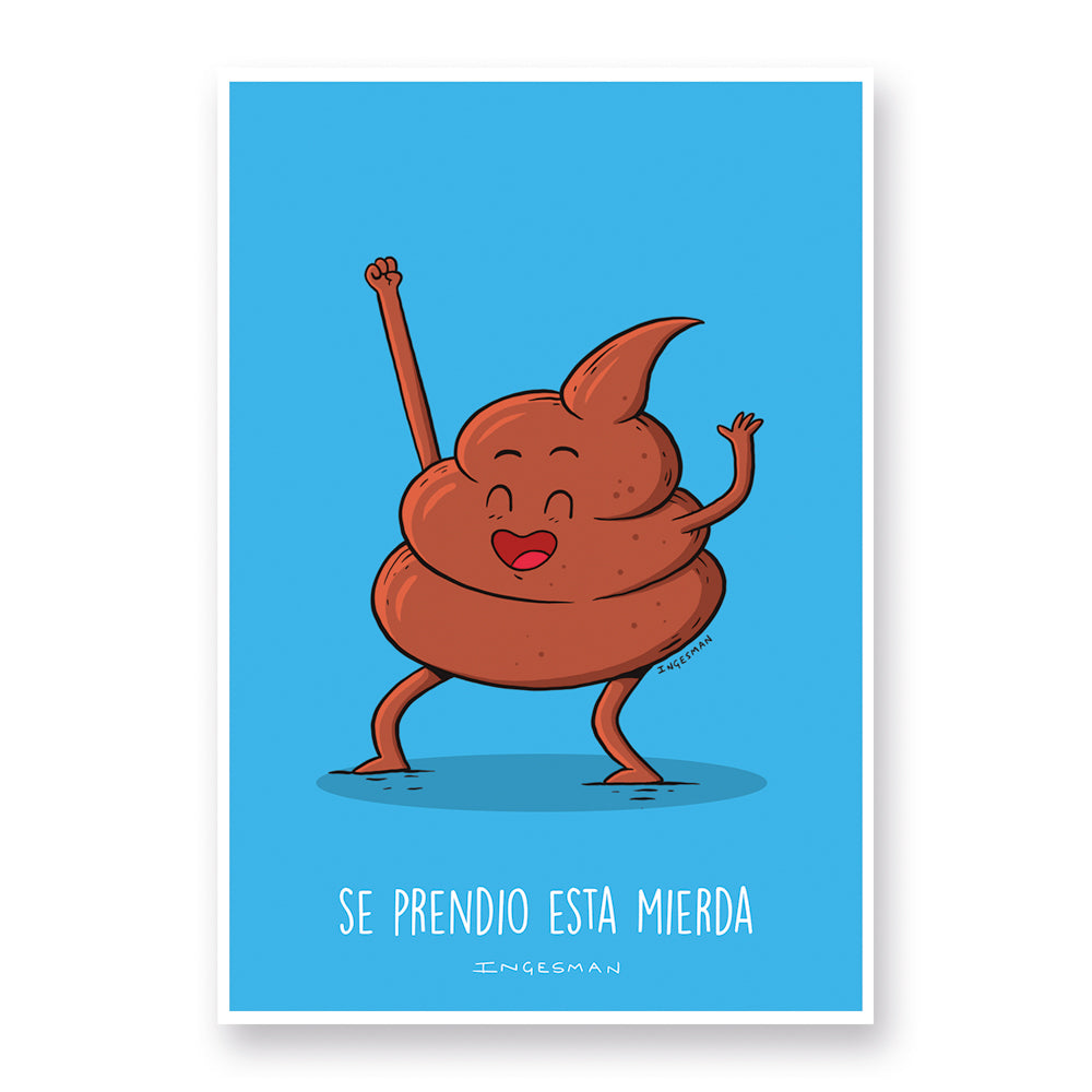 Lámina se prendio esta mierda