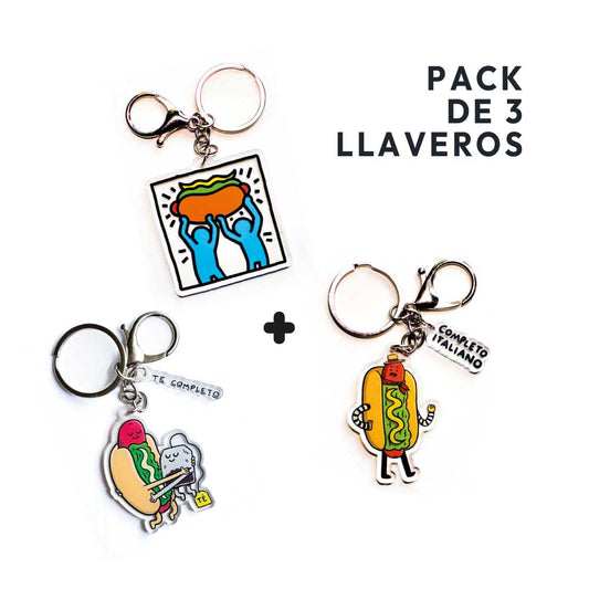 Pack 3 Completos Para Llevar
