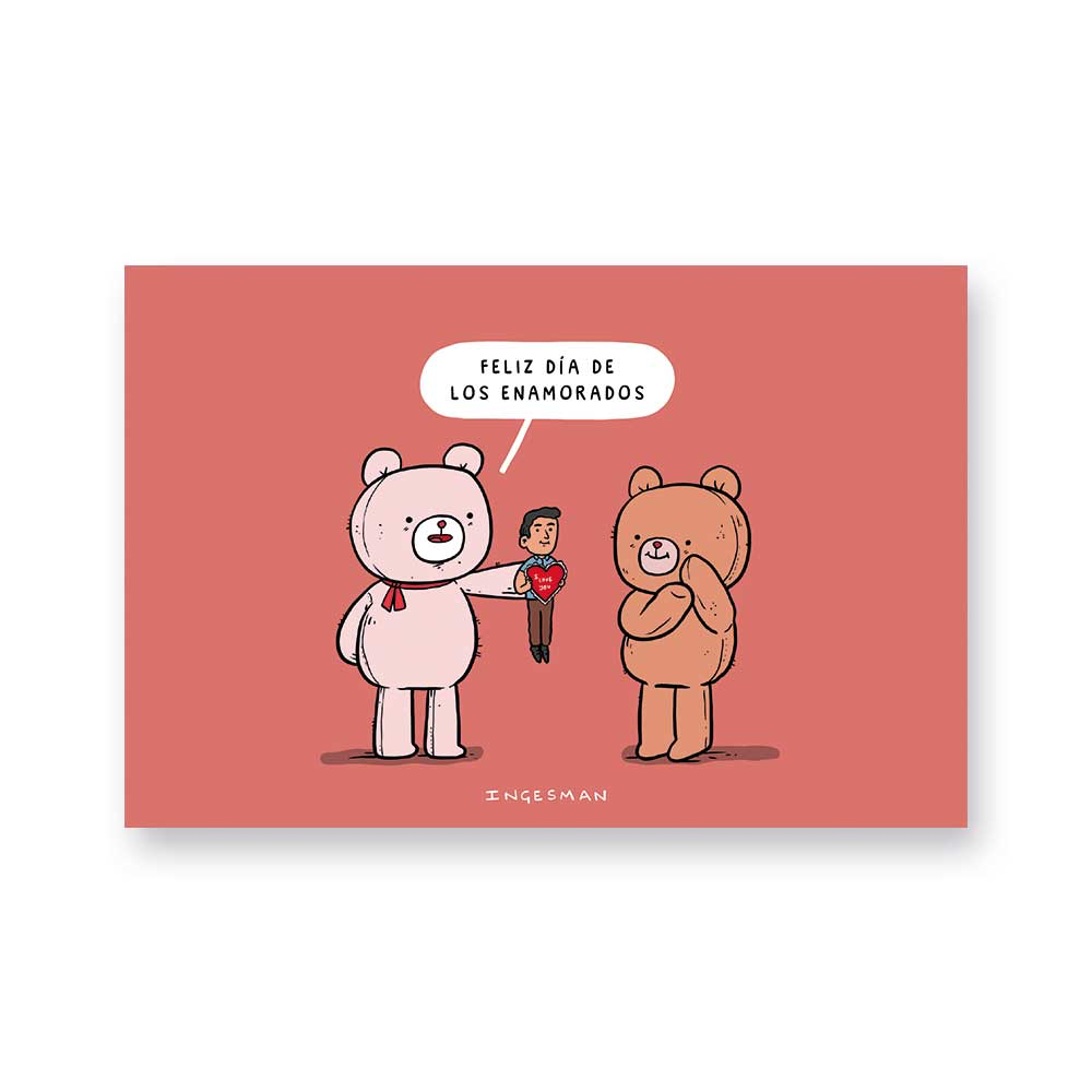 Postal Día De Los Enamorados Ingesman
