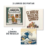 Pack Libros para Pintar: Arte + Música