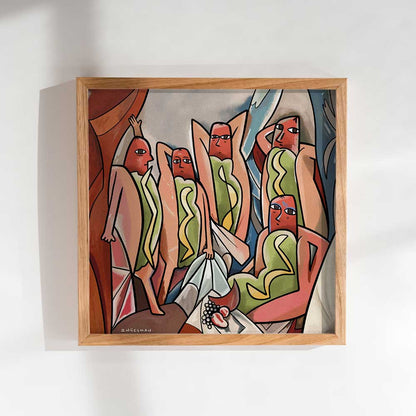 Lámina Las Señoritas de Avignon Arte Más Completo 20x20