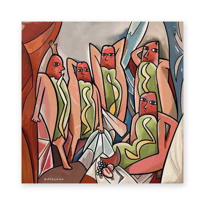 Lámina Las Señoritas de Avignon Arte Más Completo 20x20