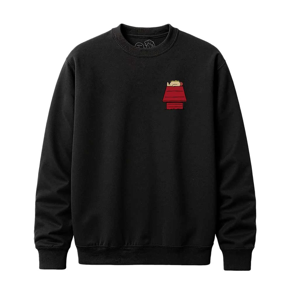 Poleron Snoopy Completo - Negro / S