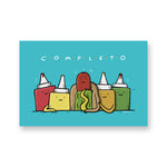 Postal Ingesman Completo Friends, ilustración inspirada en el logo de la serie Friends