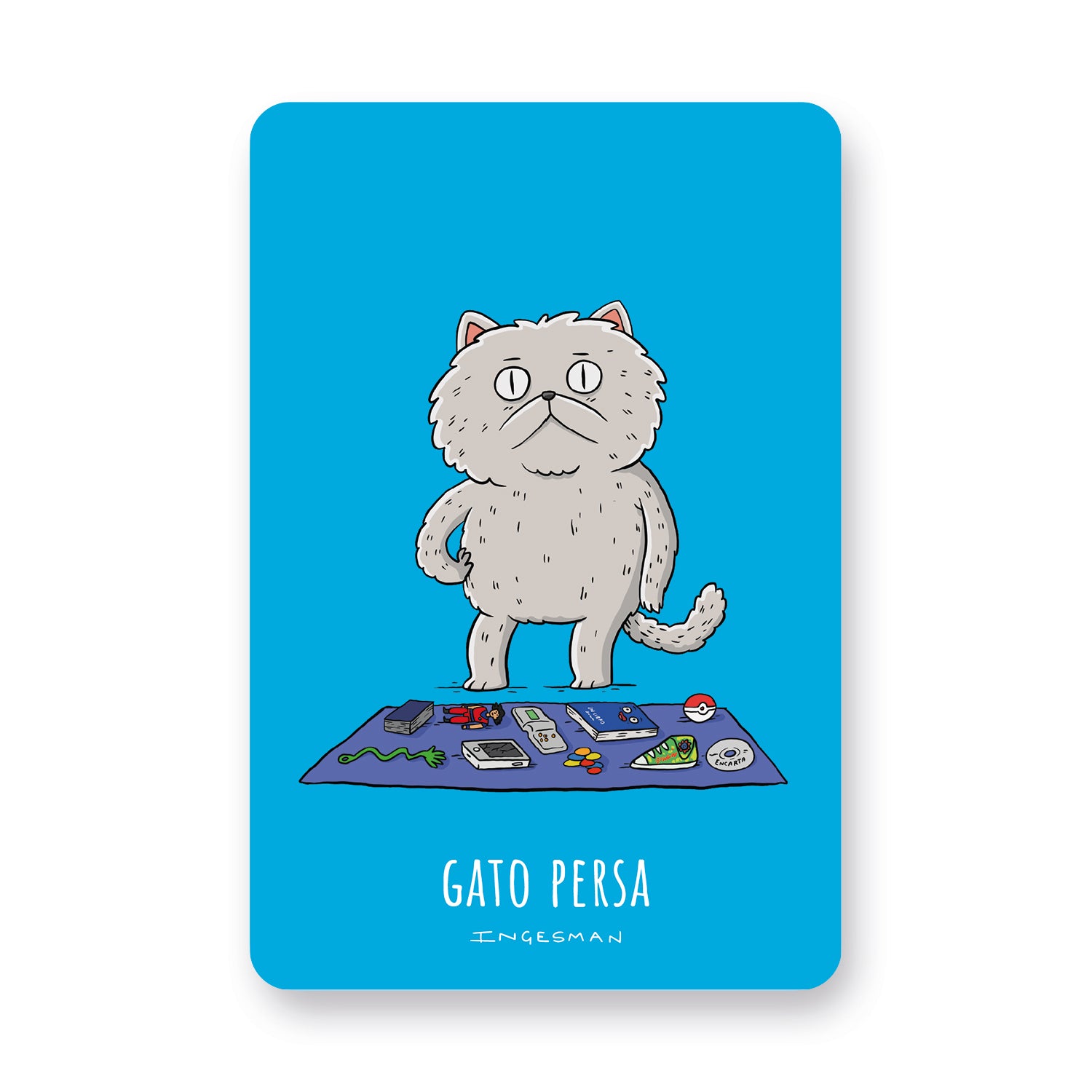 Postal gato persa