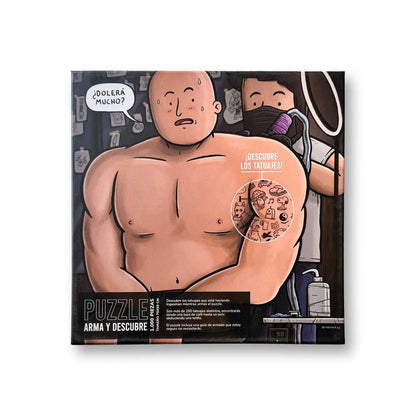 Puzzle tatuajes 1000 piezas Caja Brillante