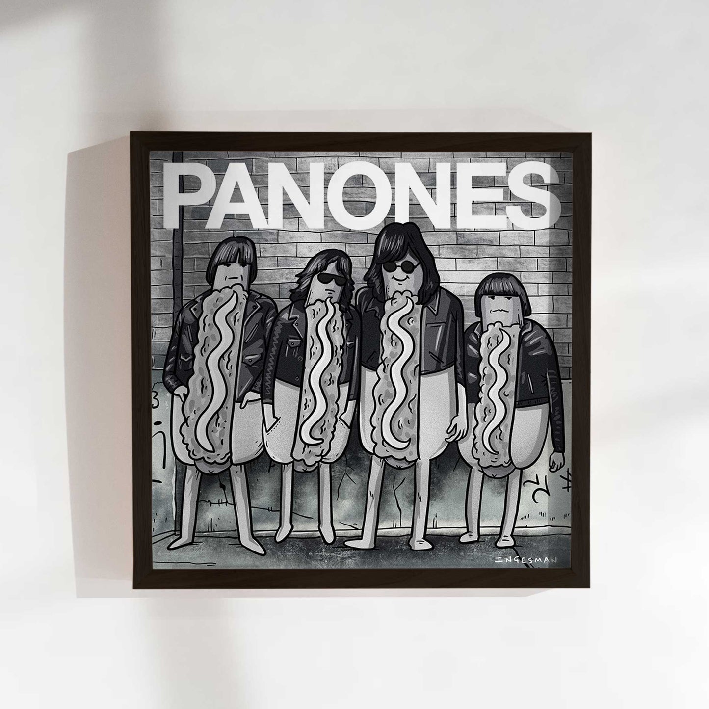 Lámina Panones Ramones Música Más Completa 20x20