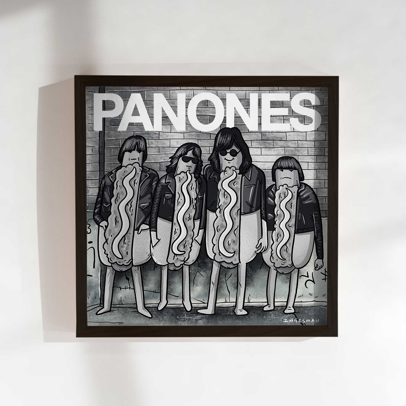 Lámina Panones Ramones Música Más Completa 20x20