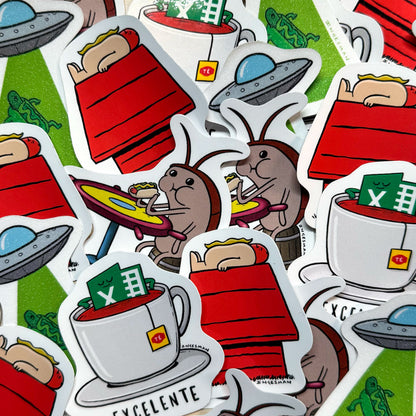 Set de 4 Stickers "Clásico"