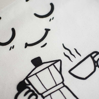 Totebag con piernas Café