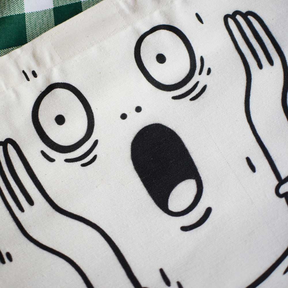 Totebag con piernas El Grito