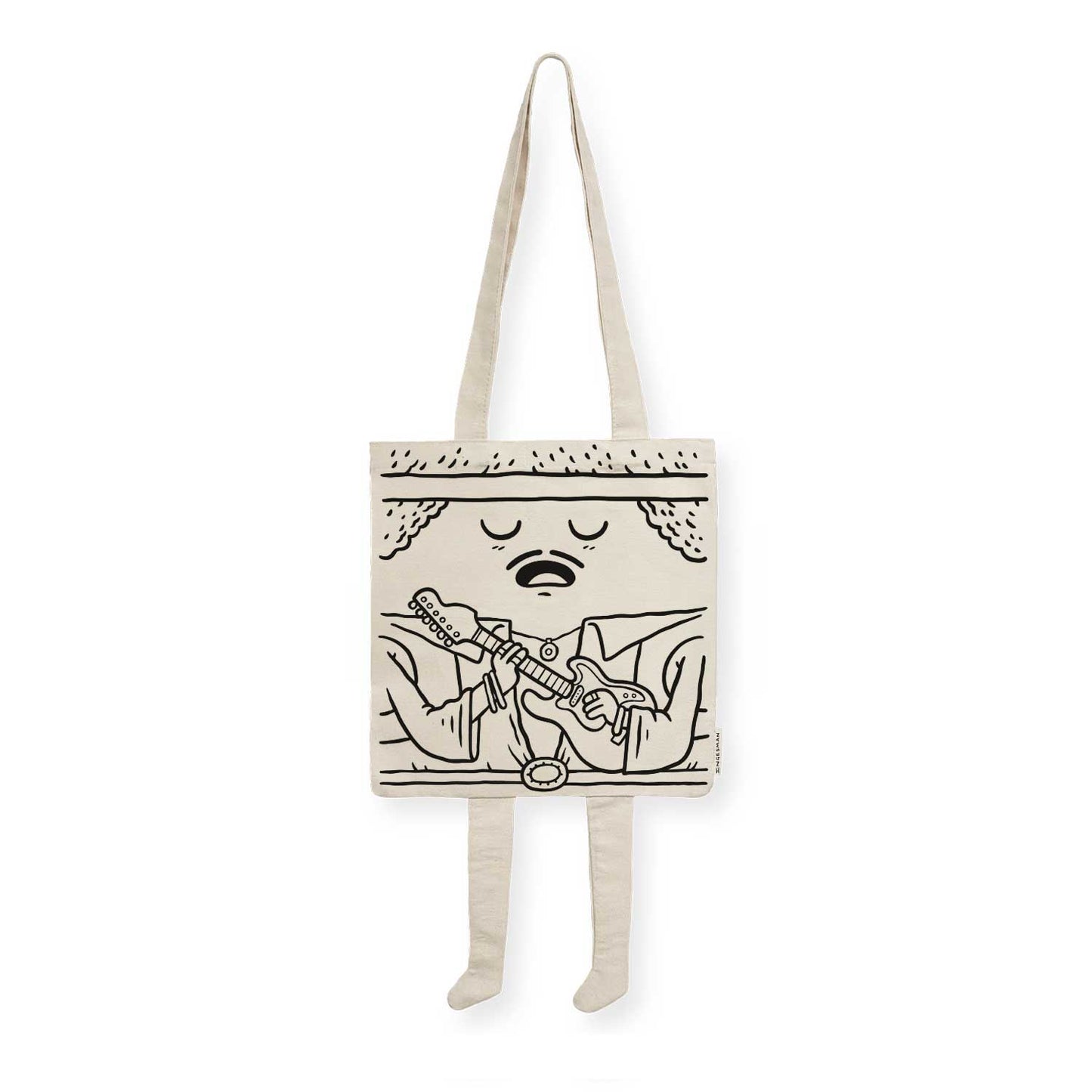 Totebag con piernas Jimi Hendrix
