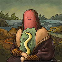 Lámina La Mona Lisa Arte Más Completo 20x20
