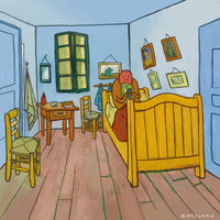 Lámina El Dormitorio en Arlés Arte Más Completo 20x20