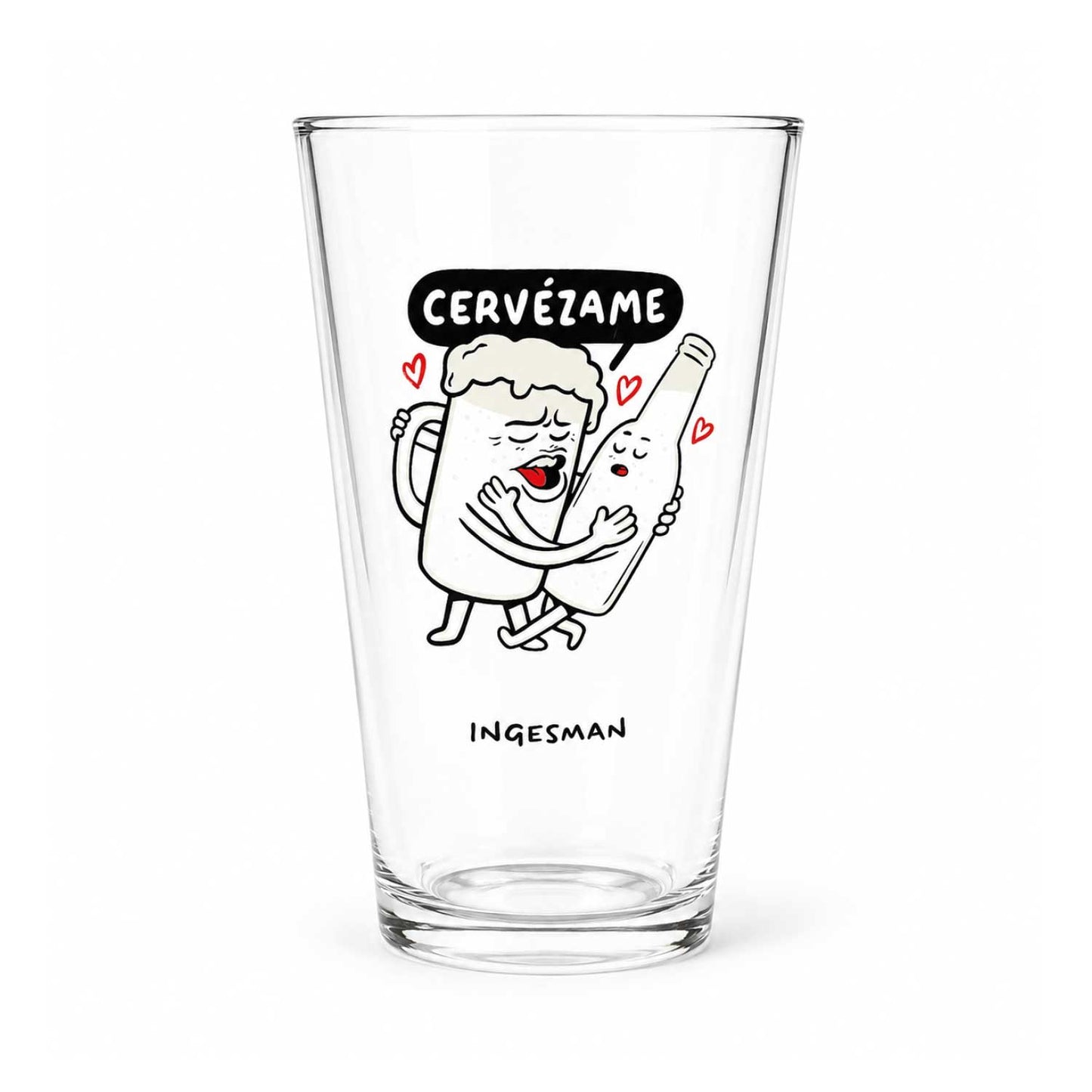 Vaso Cervecero "Cervezame" — 470 cc