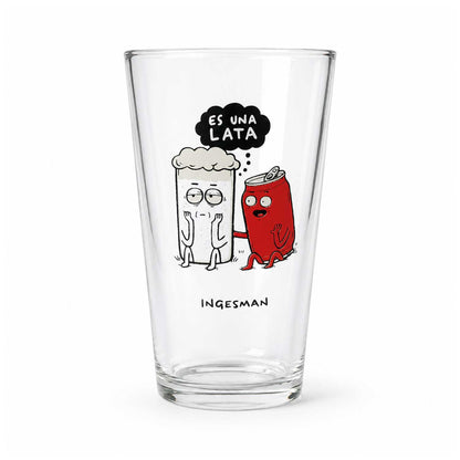 Vaso Cervecero "Es una Lata" — 470 cc
